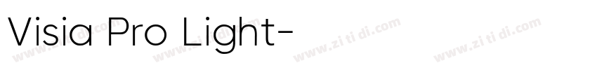 Visia Pro Light字体转换 Visia Pro Light字体转换